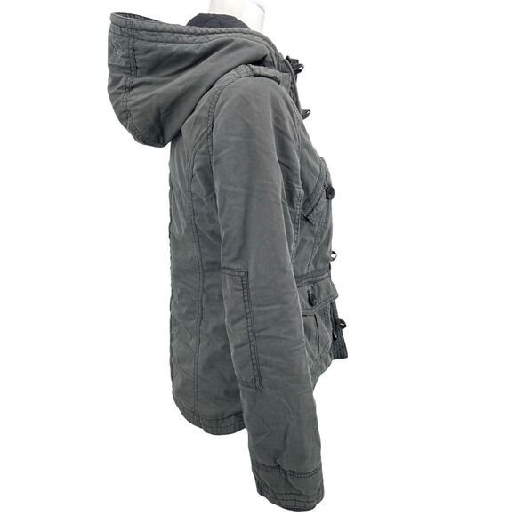 TNA Platoon Women’s Military Style Green‎ Jacket Sz Small - Picture 3 of 11